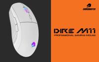 GAMEBOOSTER M11 Dire RGB Aydınlatmalı Beyaz Profesyonel Gaming Mouse